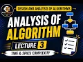 Analysis of Algorithm Time Space Complexity DAA Lecture 3