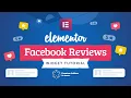 Elementor Facebook Reviews Widget Tutorial for Elementor Page Builder