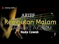 Download Lagu Karaoke akustik - Rembulan Malam //Arief ( Nada cowok