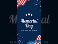 Red and Blue Minimalist Memorial Day instagram Story 1