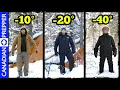3 Levels of Cold Weather Clothing Cool Cold and Extreme