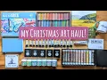A Christmas Art Haul: Daniel Smith Watercolours, New Flashe Paints, Books \u0026 New Haiya Oil Pastels