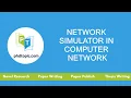 Network Simulator in Computer Network P Network Simulator in Computer Network