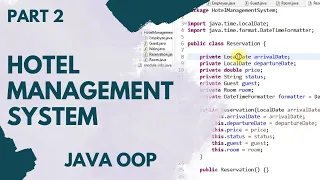 Hotel Management System using Java Object Oriented Programming OOP Part 2