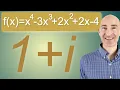 Given One Imaginary Zero Find All the Zeros of the Function