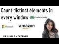 Count distinct elements in every window GeeksforGeeks Must Watch