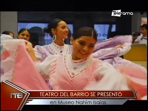 Teatro del barrio se presentó en museo Nahim Isaías