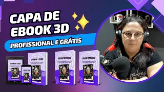 [PASSO A PASSO] Como fazer CAPA DE EBOOK 3D profissional online e grátis