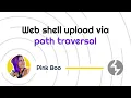 Web shell upload via path traversal PortSwigger Academy tutorial