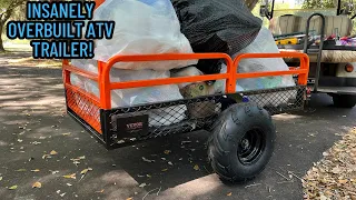 Vevor HEAVY DUTY Full Steel ATV Dump Trailer Best Small Trailer I ve EVER SEEN