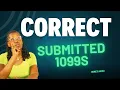 IRS 1099 Correction Guide Fix Wrong SSN Address Avoid Penalties