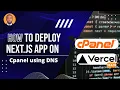 Deploy Next js v13 App on cPanel DNS - The Easy Way