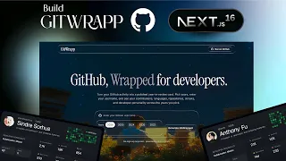 Build GitHub Wrapped with Next js GitWrapp Full Project 2026