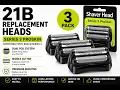 First Look - REPLACEMENT series 3 heads21B Series 3 Electric Shaver Replacement Head Compatible with