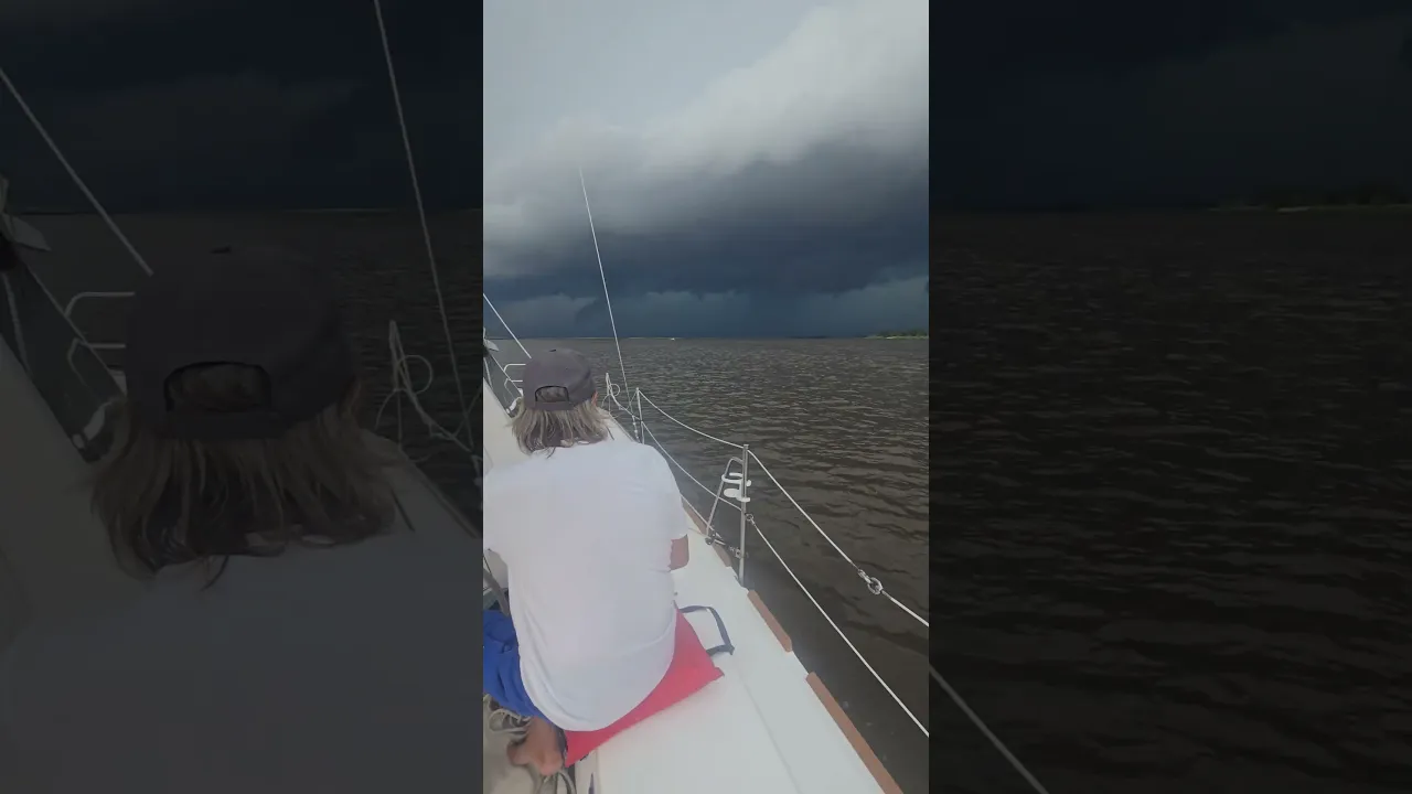 into the storm