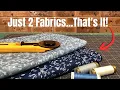 Make a Quilt with Only 2 Fabrics One Block