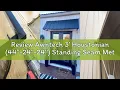 Review Awntech 3 Houstonian 44 -24 -24 Standing Seam Metal Fixed Awning Black