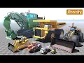Construction Machine Size comparison