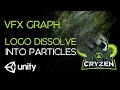 Logo Dissolve Into Particles Using Visual Effect Graph Unity Tutorial