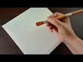Beautiful and Easy Autumn Landscape Painting Acrylic Painting Tutorial DEMONSTRATION