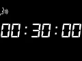 30 Minute Timer - 1800 Seconds Countdown Voiced