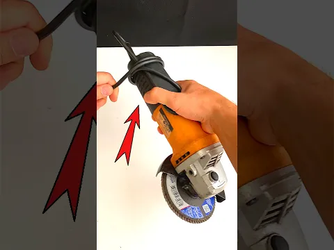 How to Properly Wind the Wire on the Angle Grinder  #diy #tips #lifehacks