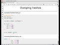 Beginner Perl Maven tutorial 7 8 - dumping hash