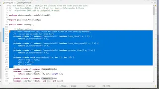 Sorting in Java Part 1 - Helper Test Methods