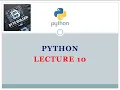 Python Tutorial for Beginners Day 10 with Python