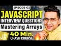 Ep 2 - JavaScript Interview Question Exploring Set Object Includes Some Reduce Find FindIndex