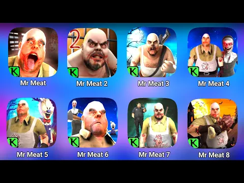 Download MP3 Mr Meat 1, 2, 3, 4, 5, 6, 7 & 8 Full Gameplay || New Mr Meat Game 3 | Ice Scream Mod 8 | Mod