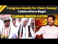 Lagu Telangana News: Congress Heads For Clean Sweep In Telangana Municipal Elections, Celebrations Begin