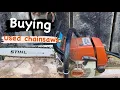 Stihl 034 chainsaw - review and info on used chainsaws