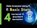 How to calculate Variance and Standard Deviation in R