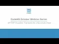 CodeHS AP CSP Checklist Top Items for a Successful Year Webinar
