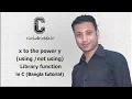 C programming Bangla Tutorial 5 203 x to the power y using not using Library function