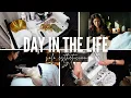 DAY in the life of a SOLO ESTHETICIAN fully booked day room facial cart setup