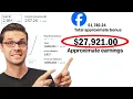 🤯Getting Paid $100+ Per Day from FACEBOOK using AI