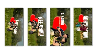 love lyrical video editing in alight motion trending lyrics video editing