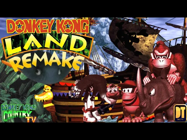 Donkey Kong : Land {Remake} / #part1 (DKC Fan Game)