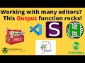 v1 and v2 Output Debug Window for any editor