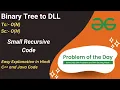 Binary Tree to DLL Inorder Traversal GFG POTD C Java Code Kar Lo