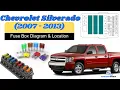 Fuse Box Location Diagrams 2007 - 2013 Chevrolet Silverado User Manual