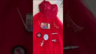 احلى و افخم فستان احمر لعشاق لون الأحمر Shorts 