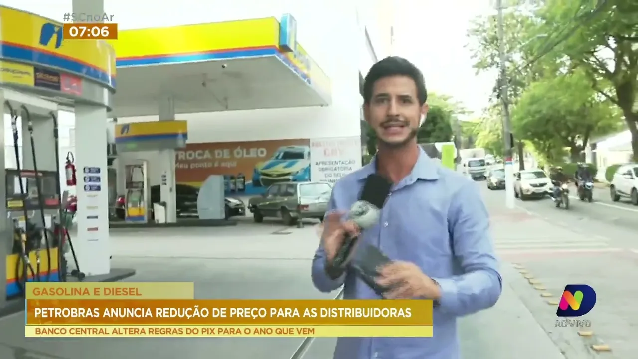 Petrobras anuncia queda de preço da gasolina e do diesel nas refinarias a partir desta quarta-feira