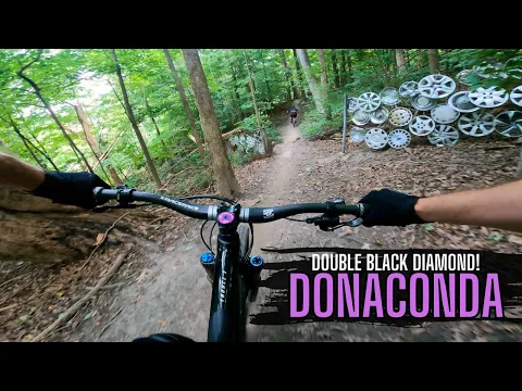 Download MP3 DOUBLE BLACK DIAMOND! DONACONDA IN TORONTO'S DON VALLEY IS SUPER CHALLENGING