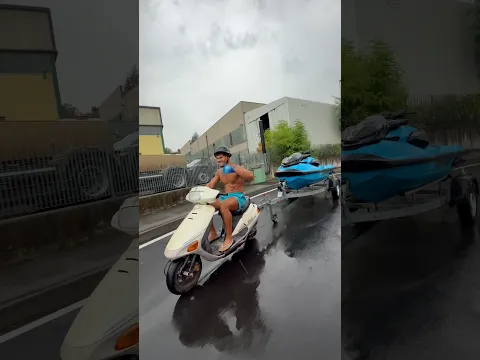 Trasporti eccezionali 🫢 #jatski #scooter
