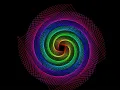 Draw this Amazing Rainbow spiral in Python