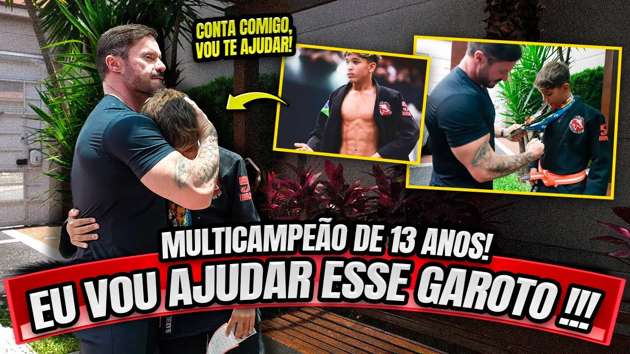 NÓS VAMOS AJUDAR ESSE GAROTO MULTICAMPEÃO - DE APENAS 13 ANOS!
