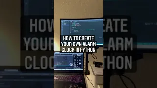 Create your own alarm clock in python